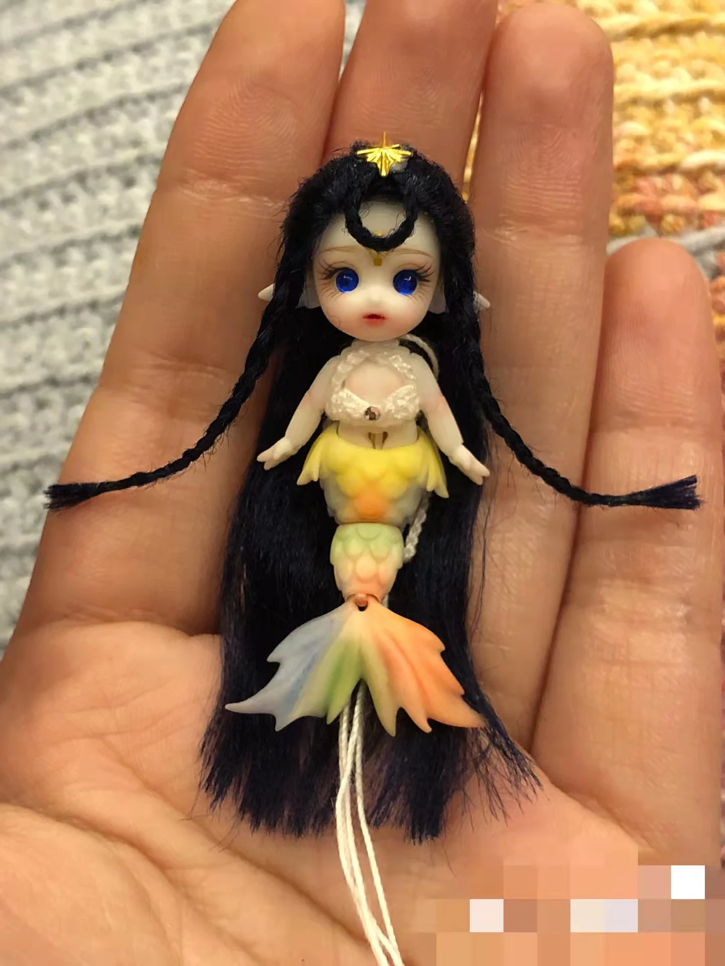 3.5cm 5cm mini BJD doll wig LAIL wig doll accessories customization
