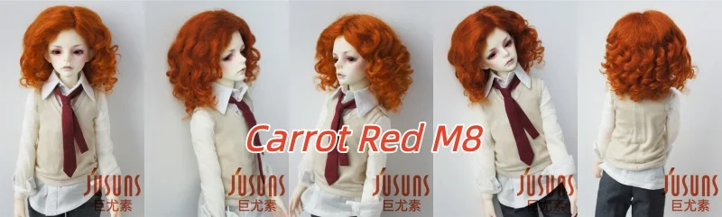 JD039 Mid Parting French Curl Mohair Doll Wigs 1/12 1/8 1/6 1/4 1/3 Lati White & Yellow OB11 YOSD MSD SD Doll Accessories