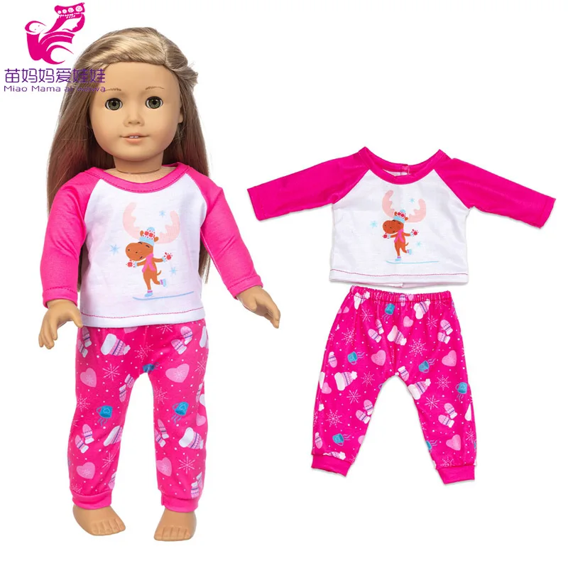 Doll Clothes for 43cm New Born Baby Toys Winter Jacket 18" Girl Doll Outfits Shoes