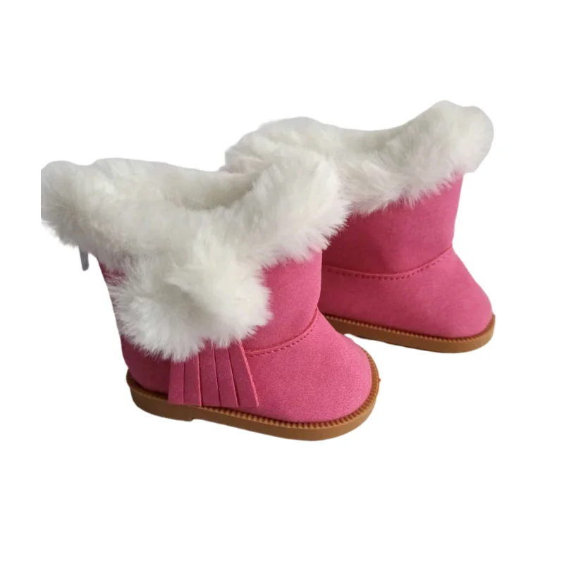 Doll Clothes for 43cm New Born Baby Toys Winter Jacket 18" Girl Doll Outfits Shoes