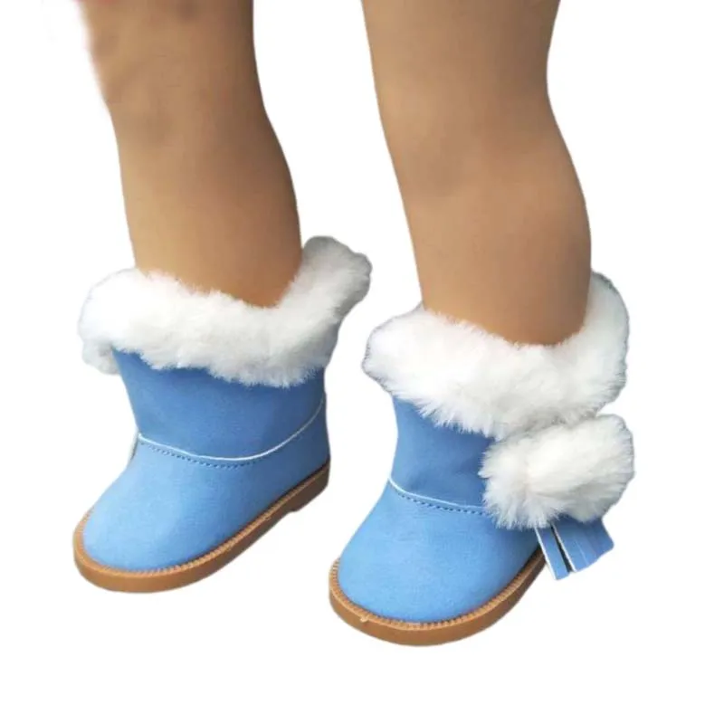 Doll Clothes for 43cm New Born Baby Toys Winter Jacket 18" Girl Doll Outfits Shoes