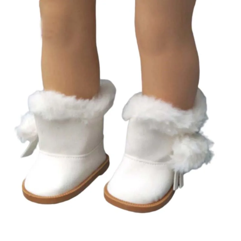 Doll Clothes for 43cm New Born Baby Toys Winter Jacket 18" Girl Doll Outfits Shoes