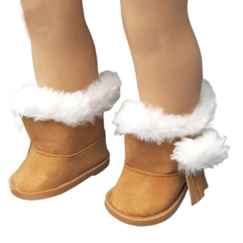 Doll Clothes for 43cm New Born Baby Toys Winter Jacket 18" Girl Doll Outfits Shoes