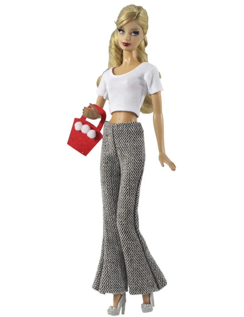 Handmade T-shirt Skirt Shorts Pants Outfit for 11.5 inch 30cm Doll Many Style for Choice Gifts for Baby Doll Accessories