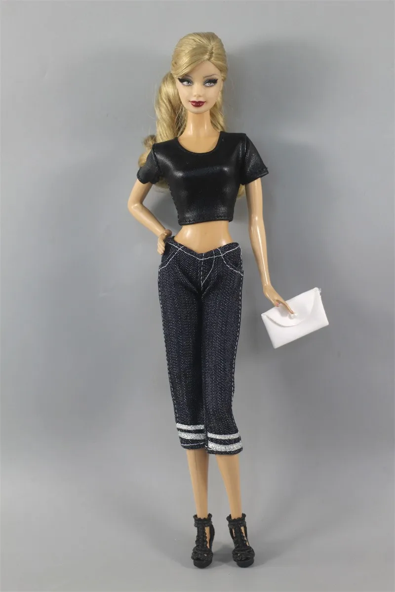 Handmade T-shirt Skirt Shorts Pants Outfit for 11.5 inch 30cm Doll Many Style for Choice Gifts for Baby Doll Accessories