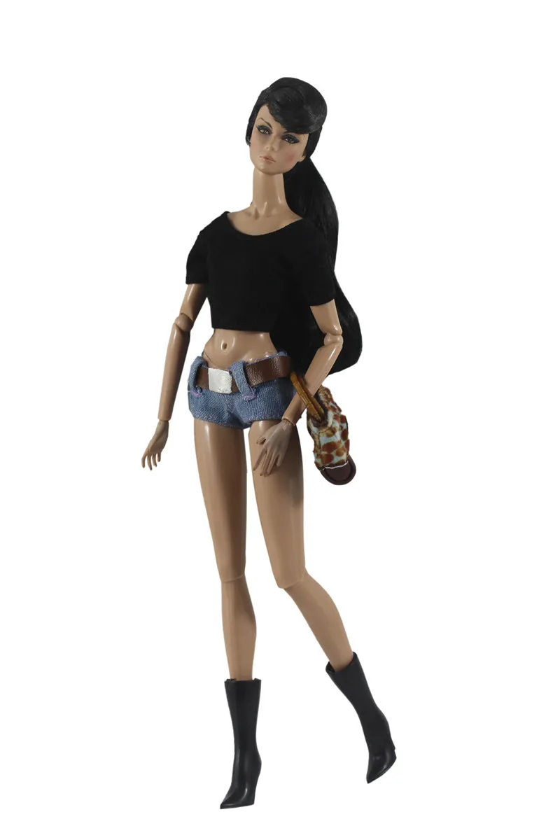 Handmade T-shirt Skirt Shorts Pants Outfit for 11.5 inch 30cm Doll Many Style for Choice Gifts for Baby Doll Accessories