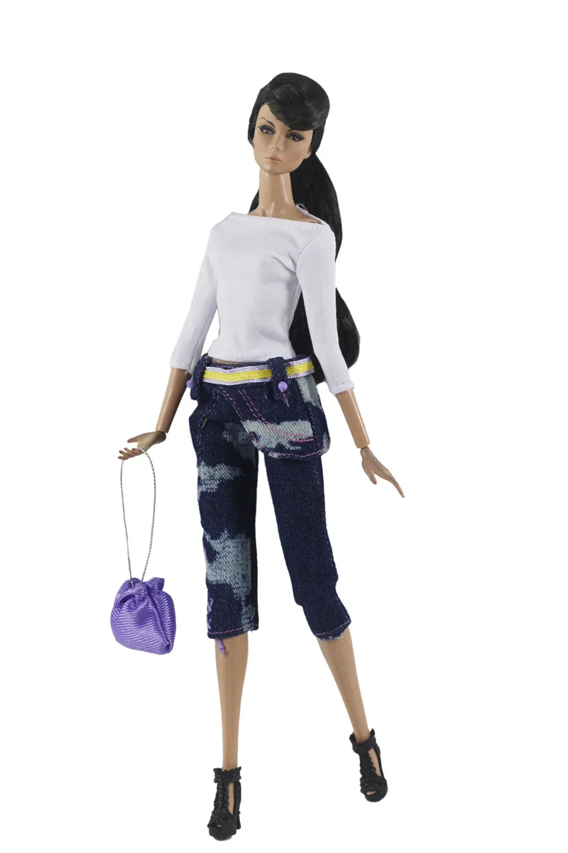Handmade T-shirt Skirt Shorts Pants Outfit for 11.5 inch 30cm Doll Many Style for Choice Gifts for Baby Doll Accessories
