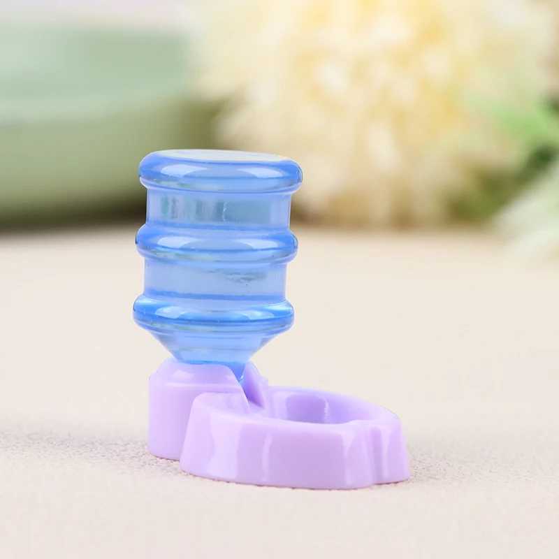 1/12 Dollhouse Mini Pet Water Dispenser Model Furniture Accessories For Doll House Decor Ornaments Kids Pretend Play Toys