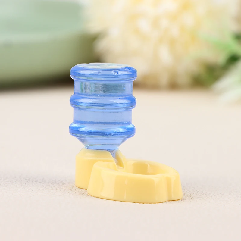 1/12 Dollhouse Mini Pet Water Dispenser Model Furniture Accessories For Doll House Decor Ornaments Kids Pretend Play Toys