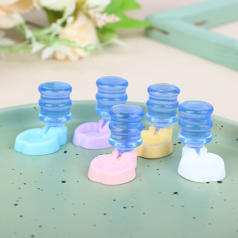 1/12 Dollhouse Mini Pet Water Dispenser Model Furniture Accessories For Doll House Decor Ornaments Kids Pretend Play Toys