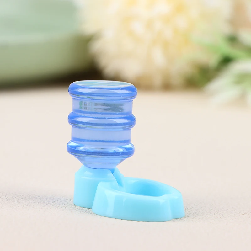 1/12 Dollhouse Mini Pet Water Dispenser Model Furniture Accessories For Doll House Decor Ornaments Kids Pretend Play Toys