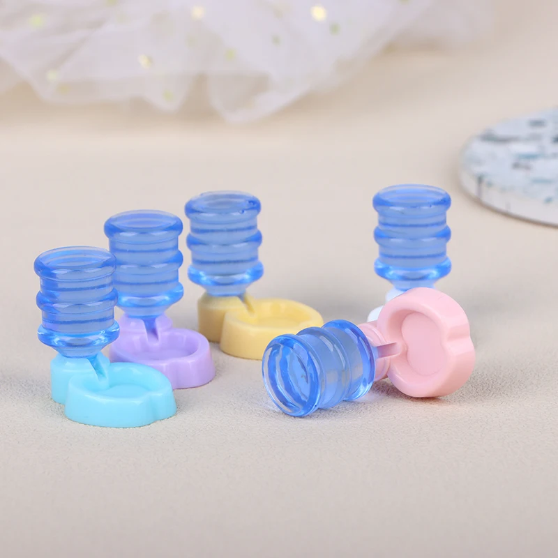 1/12 Dollhouse Mini Pet Water Dispenser Model Furniture Accessories For Doll House Decor Ornaments Kids Pretend Play Toys