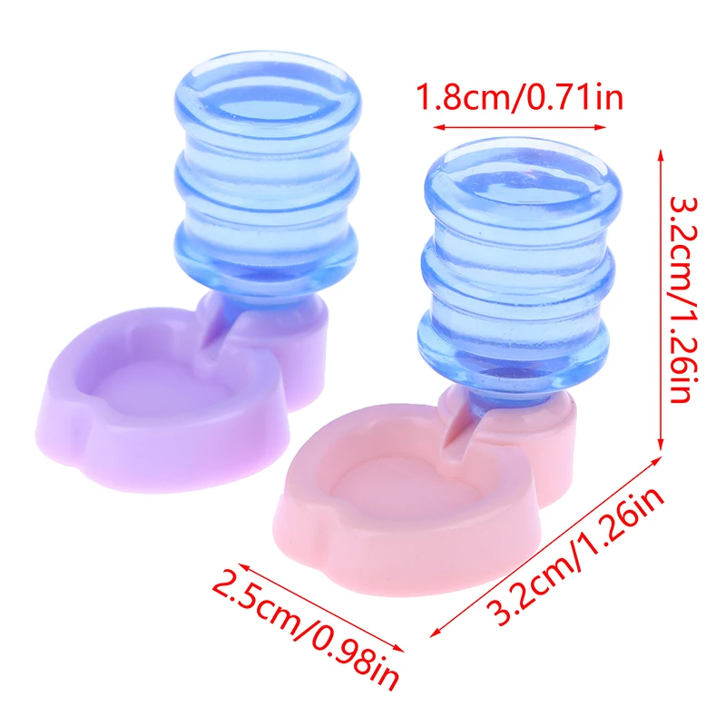 1/12 Dollhouse Mini Pet Water Dispenser Model Furniture Accessories For Doll House Decor Ornaments Kids Pretend Play Toys