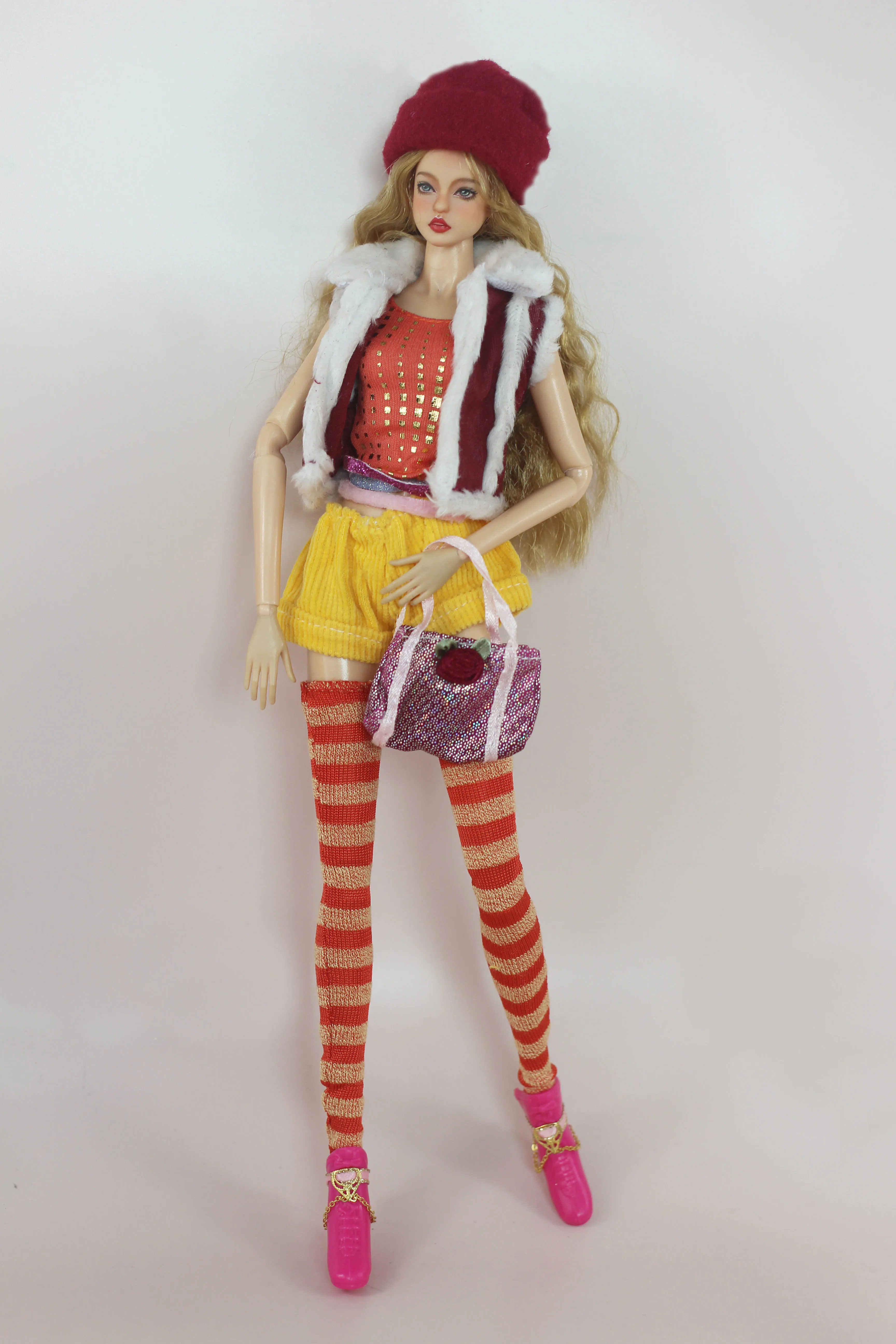 Handmade Babi Clothes Leather Clothing Outfit Overcoat for 11.5 Inch 30cm Doll BJD Clothes Many Style Gifts for Doll Accessories