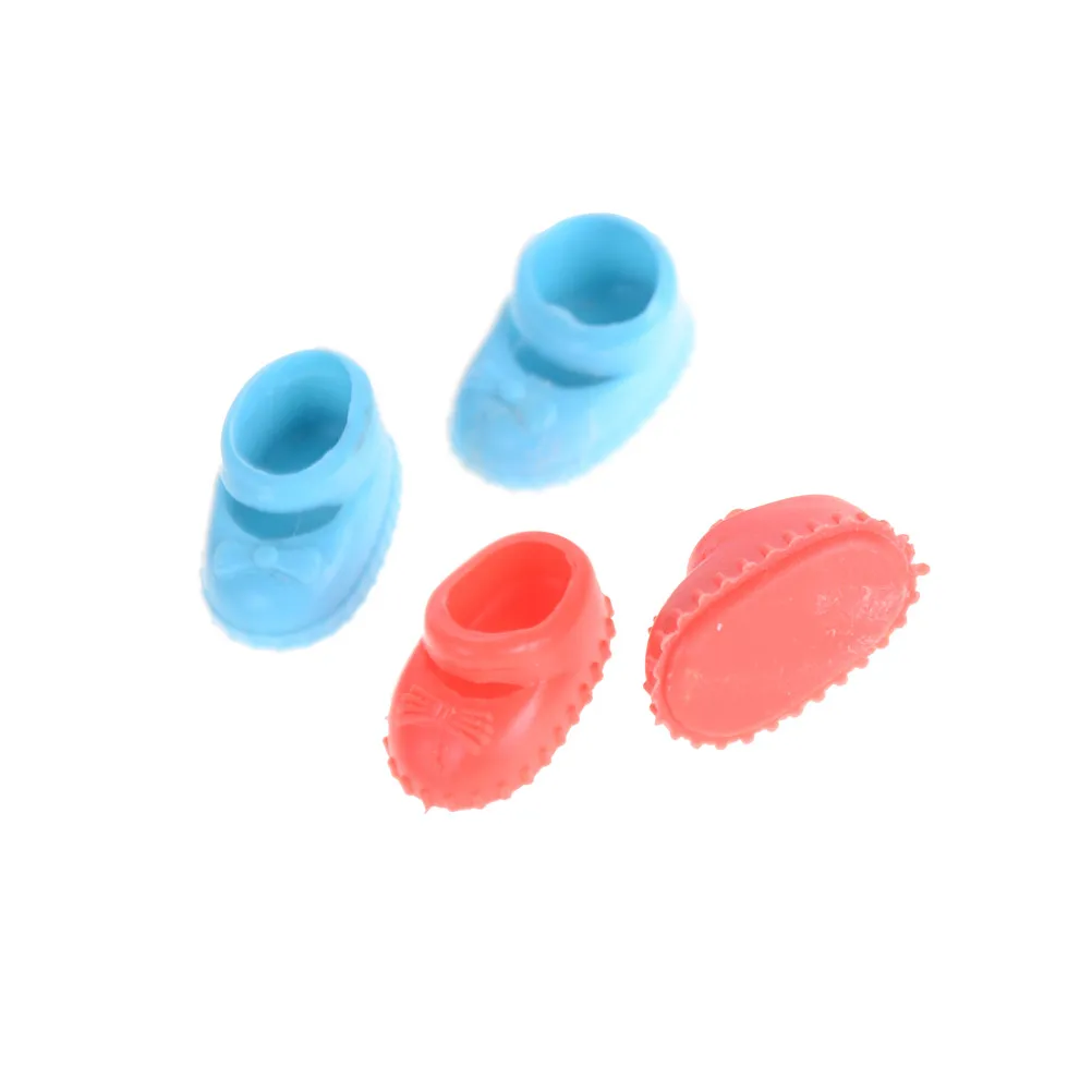 5Pairs Kelly Doll Confused Doll Shoes Kids Gift Toy 12cm Doll Shoes Accessories Best Gift for Girl