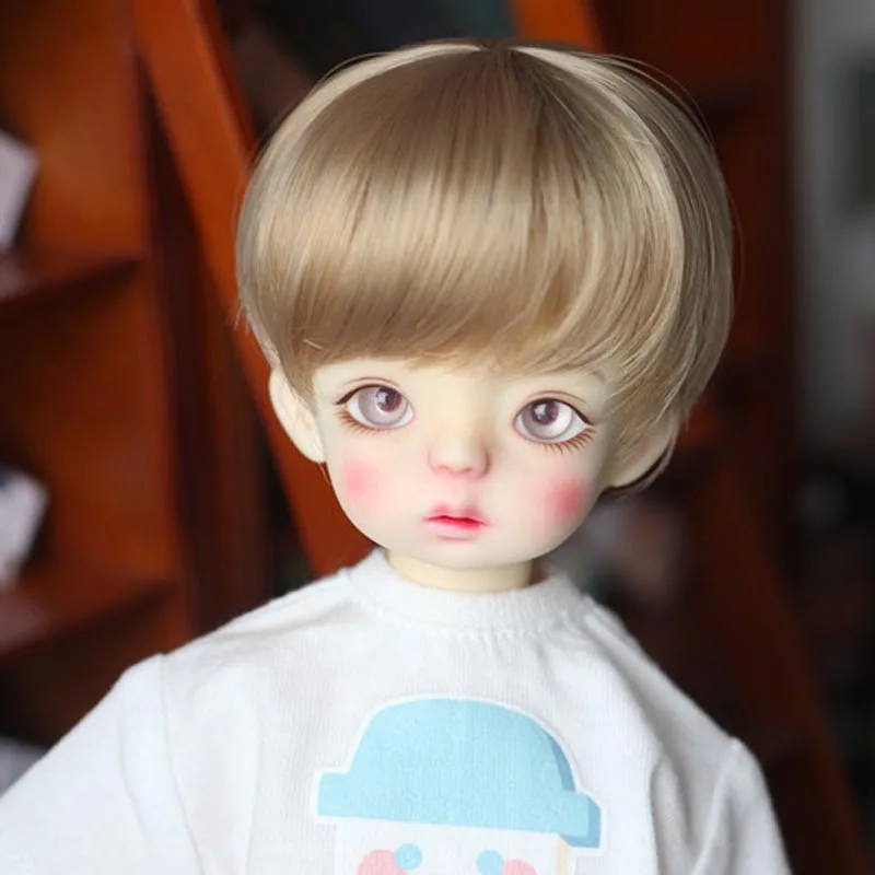 New Arrival 1/3 1/4 1/6 1/8 High Temperature Cute Short Style Wire Bjd Wig SD Hair