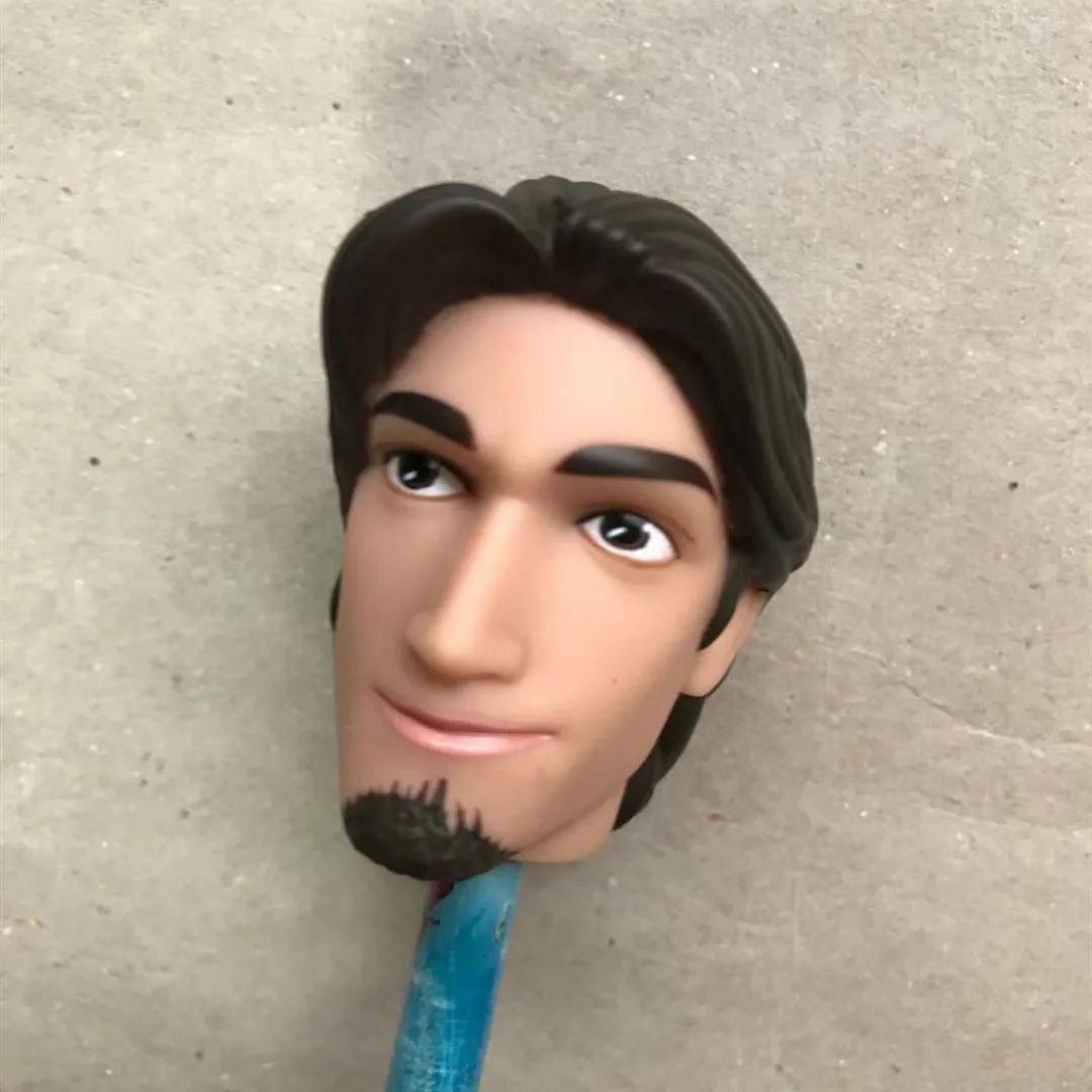 Male Doll Ken Heads Original Doll Toy Figures Good Makeup Face Prince Men Doll Heads DIY Dressing Accessories Girl Gift Toys