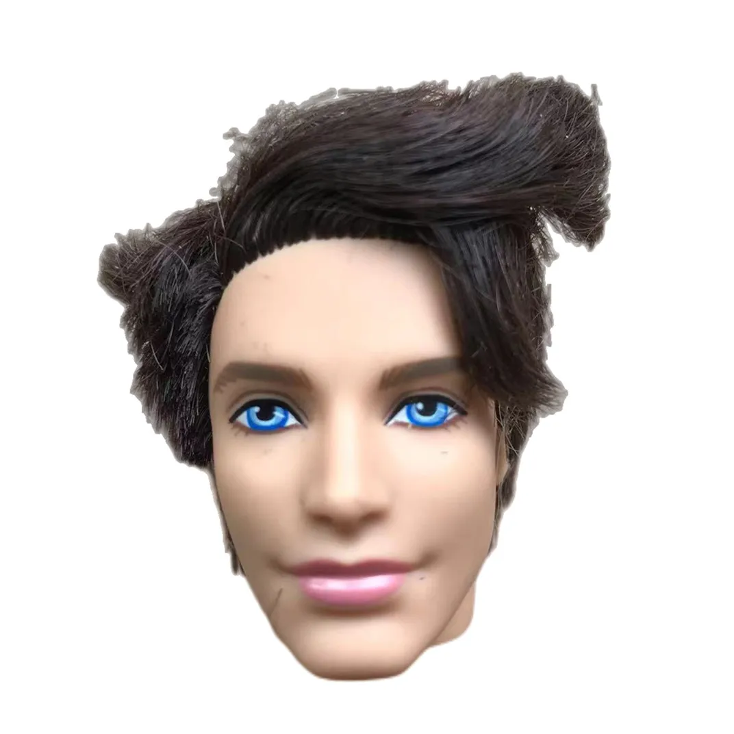 Male Doll Ken Heads Original Doll Toy Figures Good Makeup Face Prince Men Doll Heads DIY Dressing Accessories Girl Gift Toys