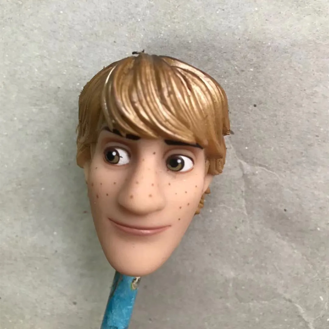 Male Doll Ken Heads Original Doll Toy Figures Good Makeup Face Prince Men Doll Heads DIY Dressing Accessories Girl Gift Toys