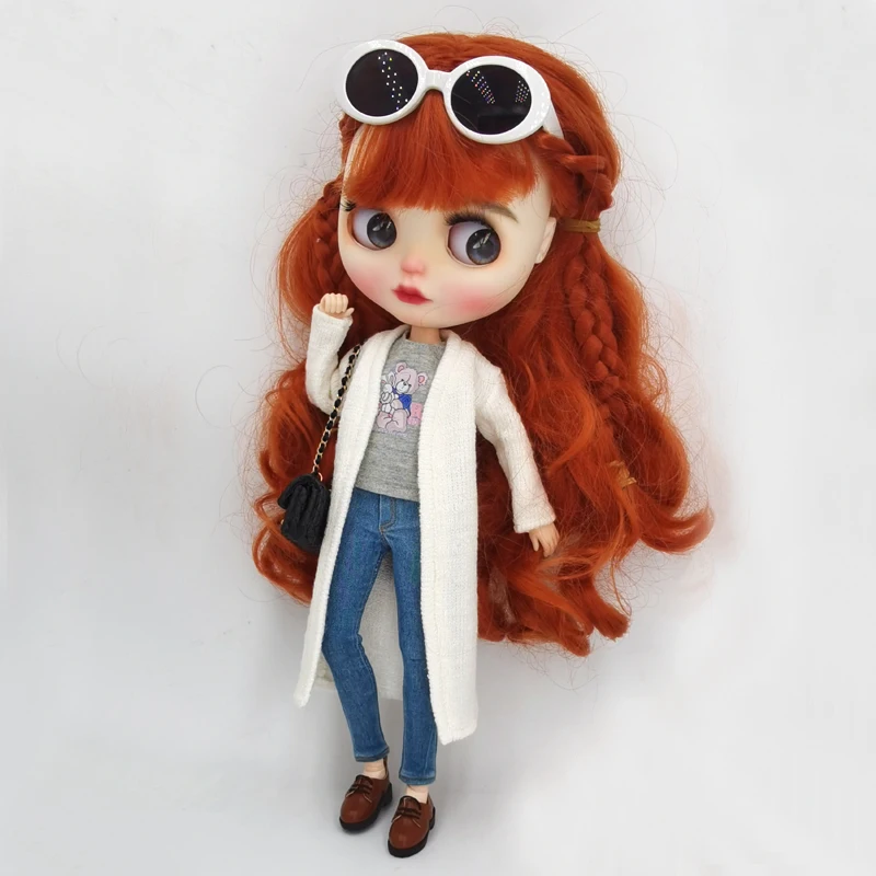 Blythe Doll Clothes Shirt Jeans Pants Skirt for Ob24 Ob22 Azone Dolls Shirt