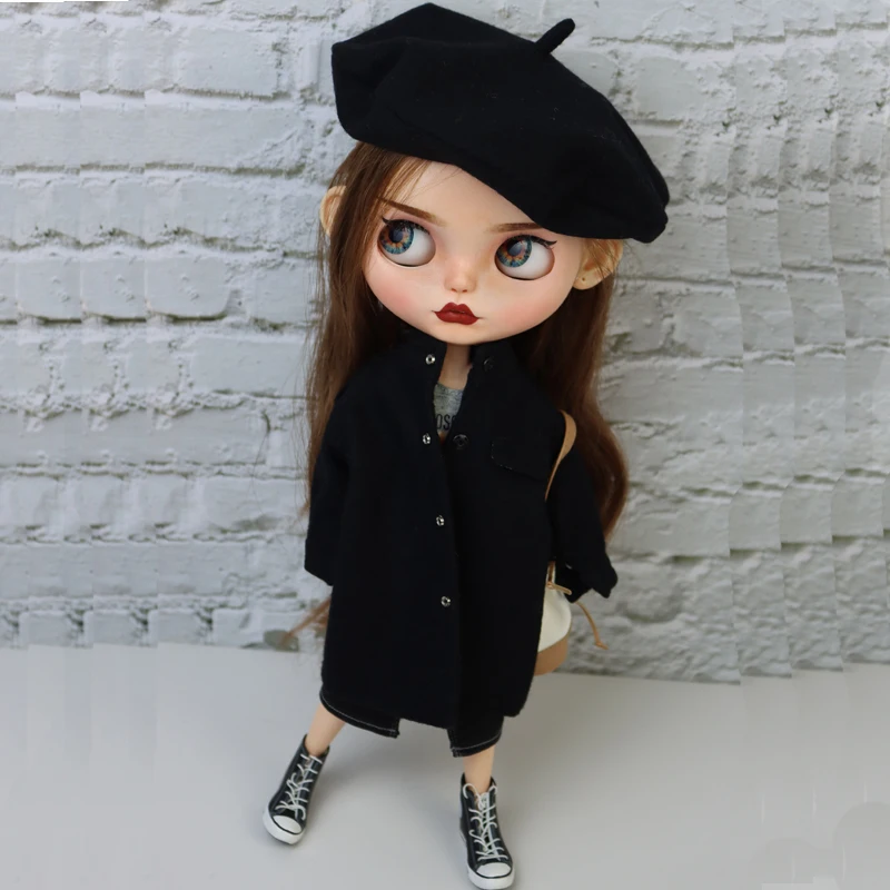 Blythe Doll Clothes Shirt Jeans Pants Skirt for Ob24 Ob22 Azone Dolls Shirt