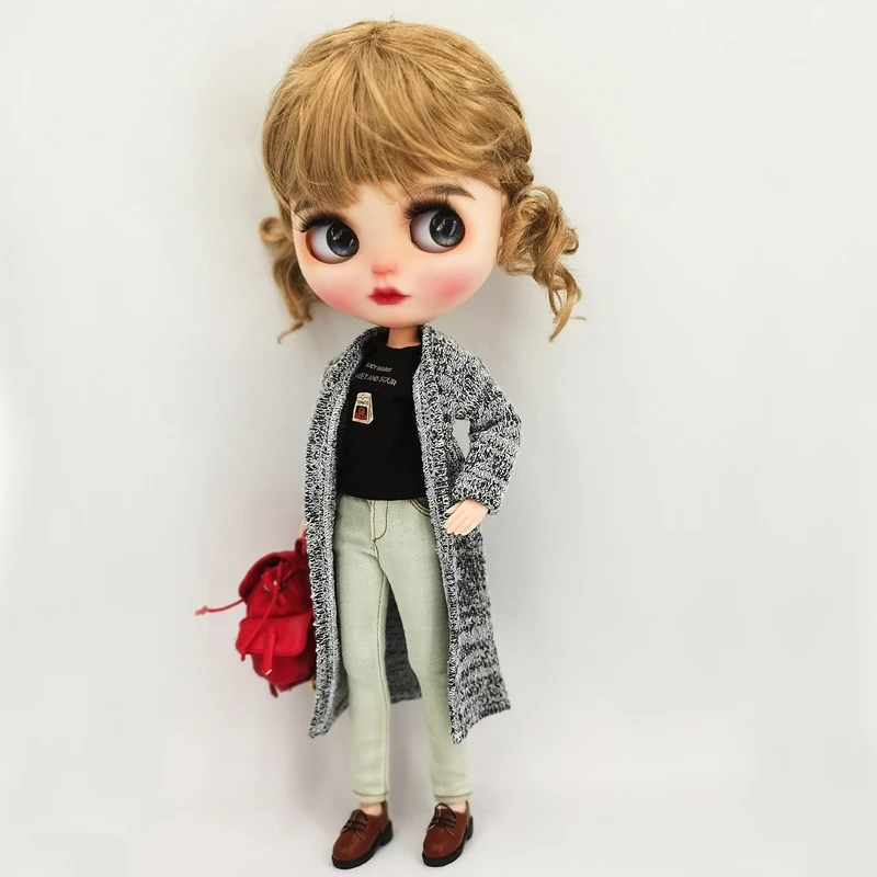 Blythe Doll Clothes Shirt Jeans Pants Skirt for Ob24 Ob22 Azone Dolls Shirt