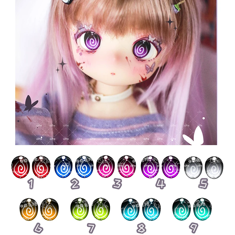 BJD eyes 14mm 10mm-16mm-20mm-24mm doll eyes 18mm doll acrylic eyeballs for 1/12 1/8 1/6 1/4 1/3 BJD SD doll accessories