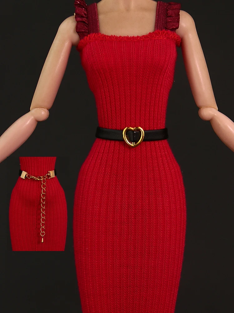 RUHERW 2026 Spring New High Quality Doll Belt Fashion Leather Waistband for 11.5-inch Female Doll 1/6 Doll Accessories