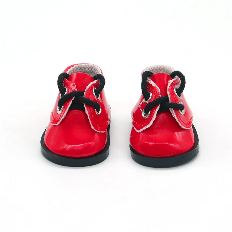 New Fashion Leather 5cm Bow Doll Shoes Plush Snow Boots For 14 inch American Doll Sneakers For Lisa,Russia,1/6 BJD,Nancy Dolls