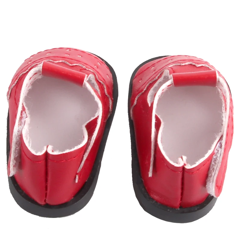 New Fashion Leather 5cm Bow Doll Shoes Plush Snow Boots For 14 inch American Doll Sneakers For Lisa,Russia,1/6 BJD,Nancy Dolls