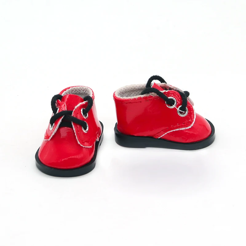New Fashion Leather 5cm Bow Doll Shoes Plush Snow Boots For 14 inch American Doll Sneakers For Lisa,Russia,1/6 BJD,Nancy Dolls