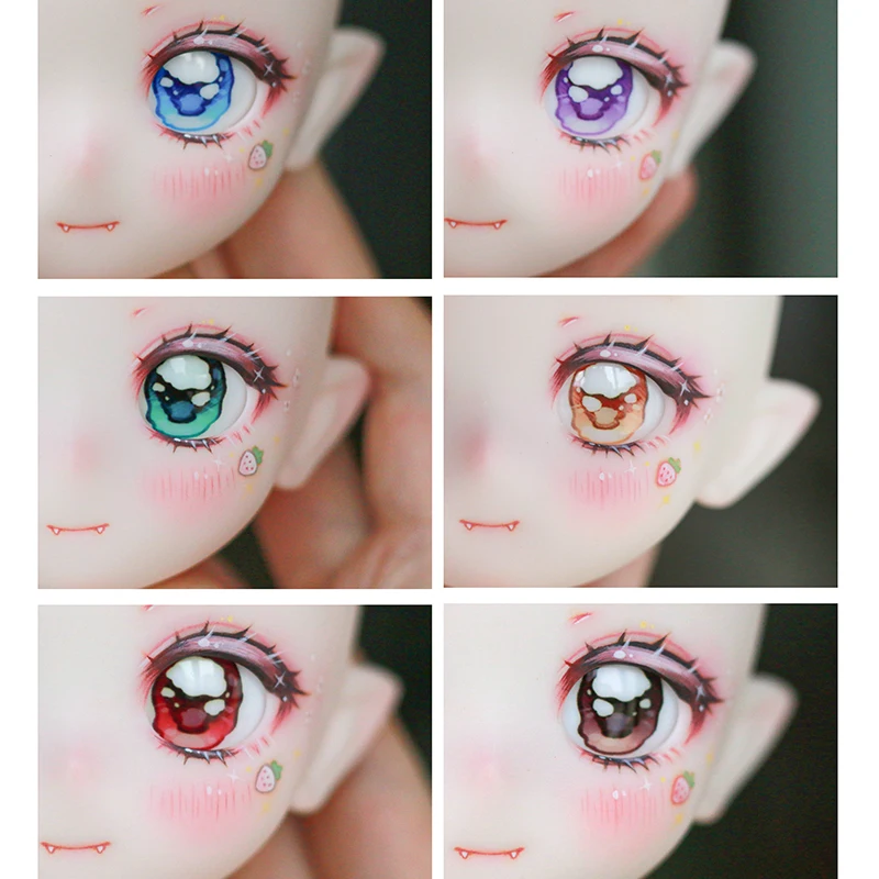 BJD eyes 10mm-16mm-20mm-24mm doll eyes 20mm doll acrylic eyeballs 1/12 1/8 1/6 1/4 1/3 BJD SD doll accessories doll cartoon eyes