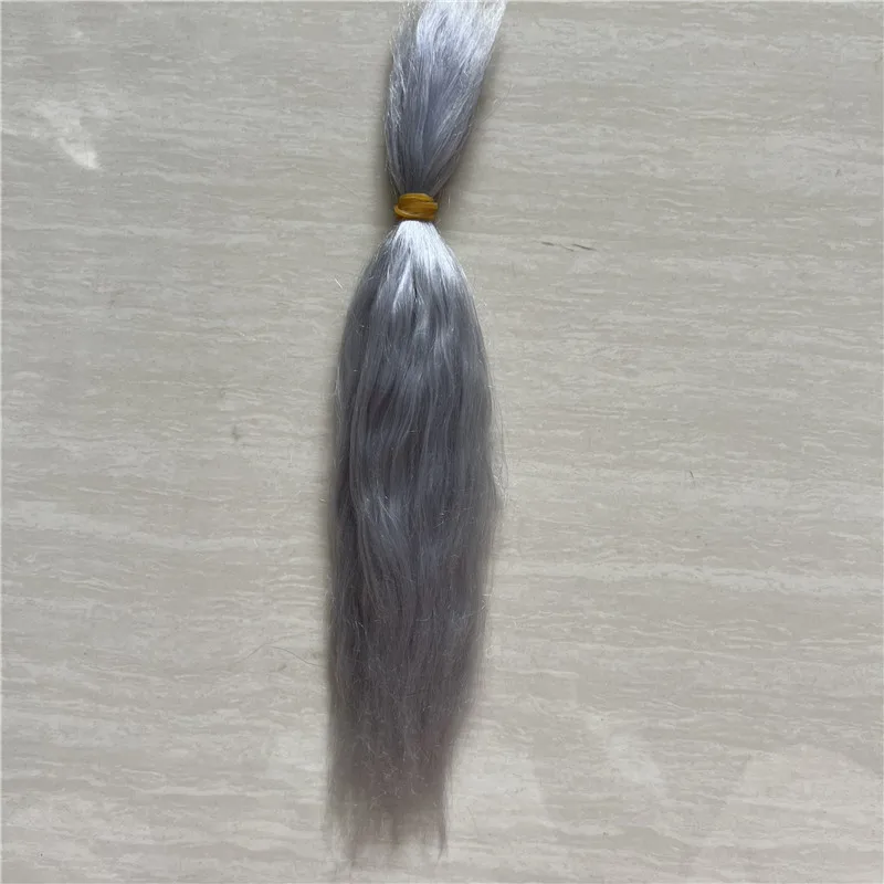 Tea Brown Black Brown Colors Reborn Baby Doll Mohair Accessories Handrooted BJD 1/6 Dolls Hair Wig Accessories
