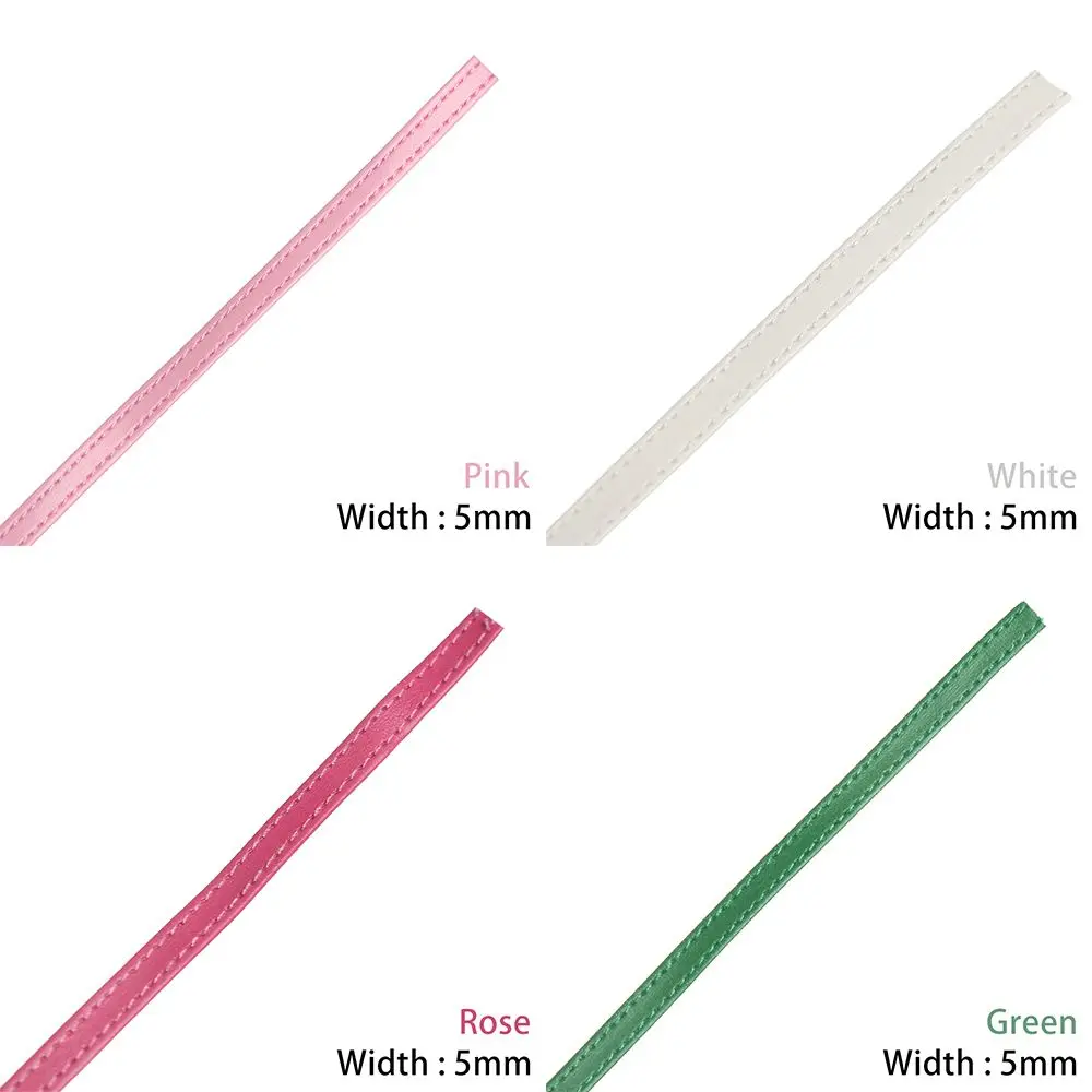 11 colors Length 50cm DIY Width 3/5mm Clothes Accessories Doll Waist Belts Handmade Belt Material Kids Educational Toys