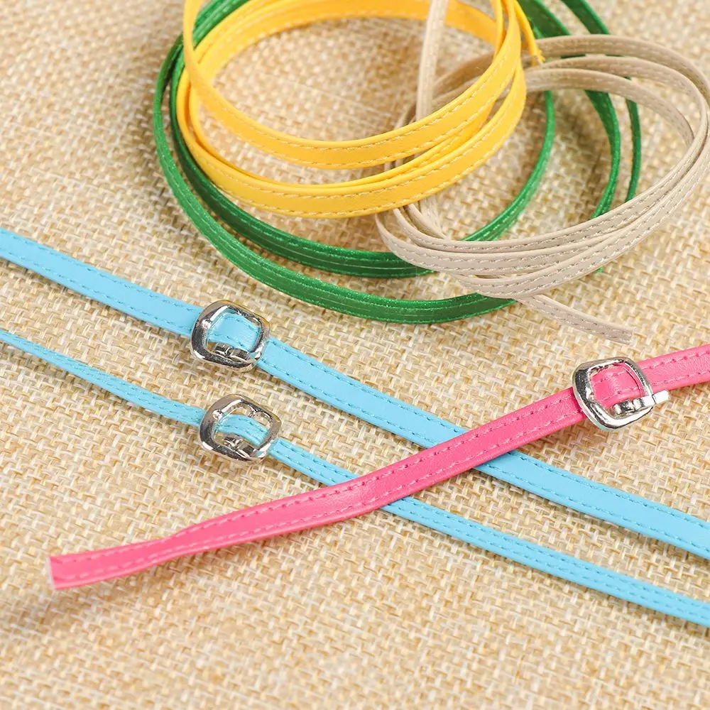 11 colors Length 50cm DIY Width 3/5mm Clothes Accessories Doll Waist Belts Handmade Belt Material Kids Educational Toys