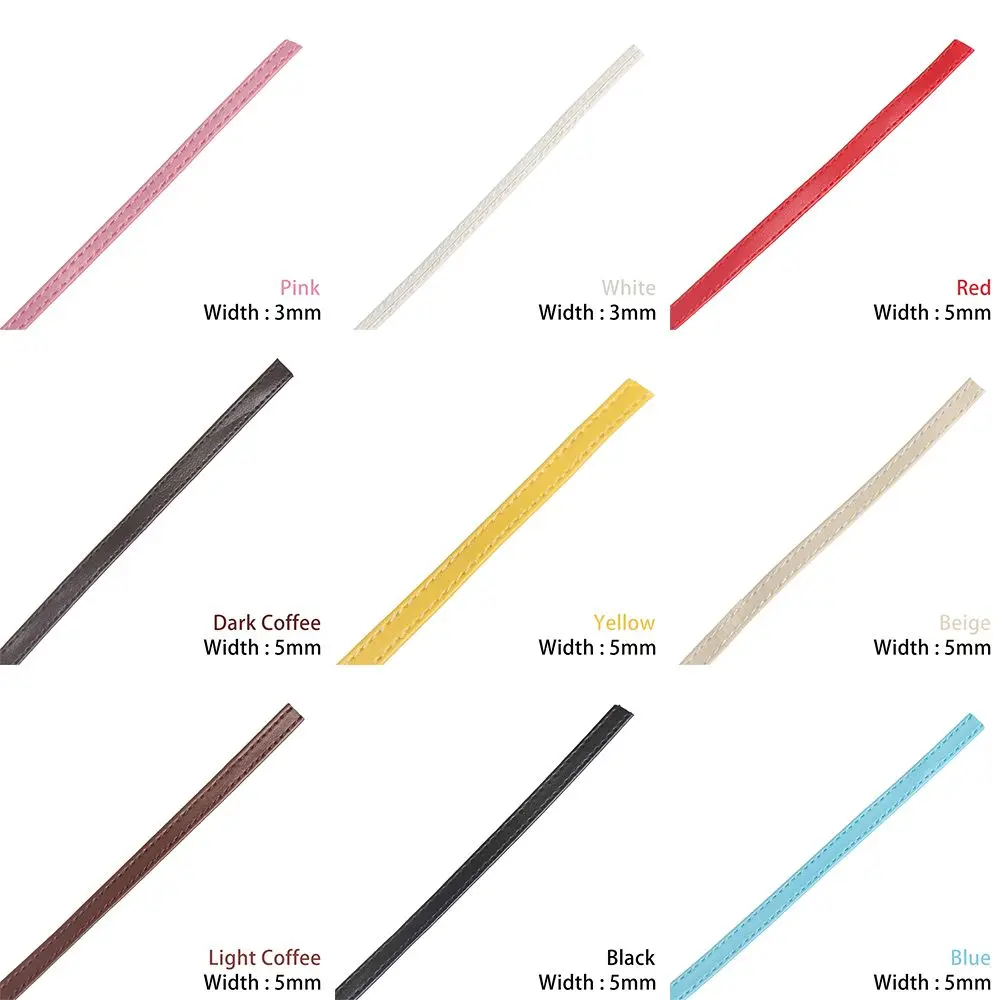 11 colors Length 50cm DIY Width 3/5mm Clothes Accessories Doll Waist Belts Handmade Belt Material Kids Educational Toys