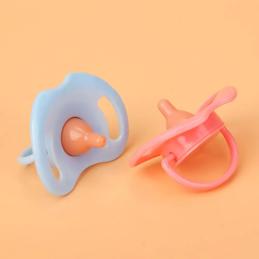18inch Doll Magic Milk Juice Bottles with Pacifier Bibs Dollhouse Plastic Nipple Bottle fit Newborn Dolls for Toys Accessories