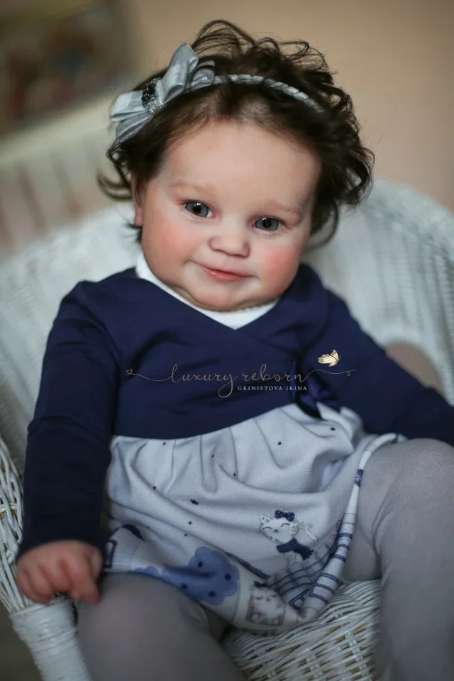 NPK two sizes 20/24inch reborn doll kit Maddie 60CM original size toddler baby fresh color doll kit