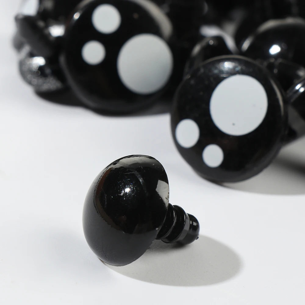 100pcs 8/12/14mm Cartoon Safety Eyes Nose Toy Teddy Bear Stuffed Toys Kawaii Doll Eyes DIY Snap Animal Puppet Doll Accessories