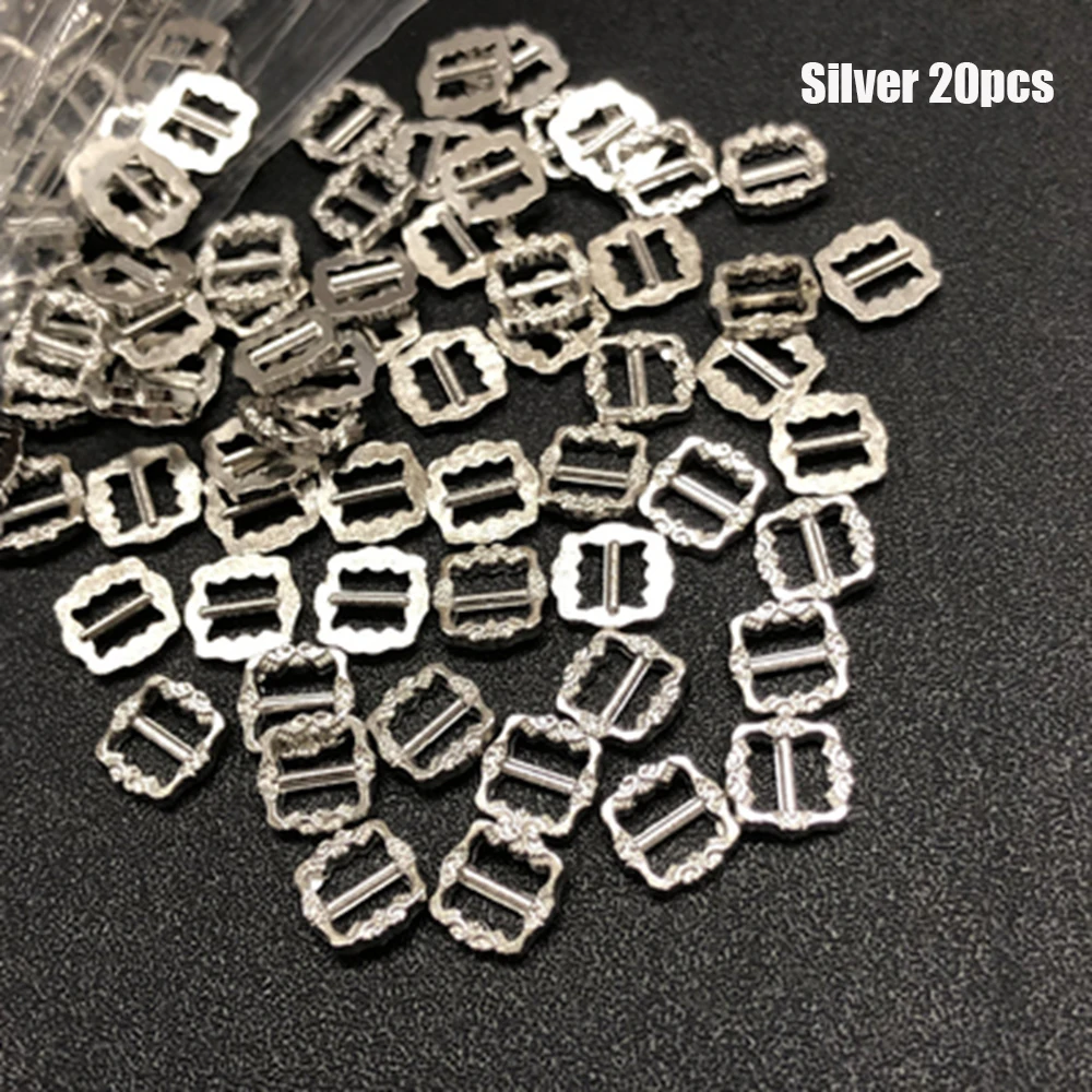20PCS Mini Buckles For Doll Toys 3.5mm/7mm DIY Doll Shoes Clothes Sewing Accessories Ultra-small Pattern Belt Buttons Buckles
