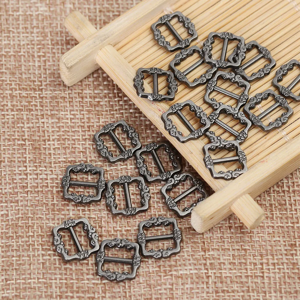 20PCS Mini Buckles For Doll Toys 3.5mm/7mm DIY Doll Shoes Clothes Sewing Accessories Ultra-small Pattern Belt Buttons Buckles