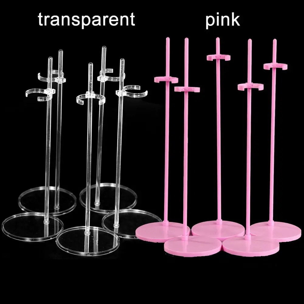 1PC Stands For 1/6 Dolls Transparent Support Stand 30cm Figure Display Holder High Quality Children Toys Accessories