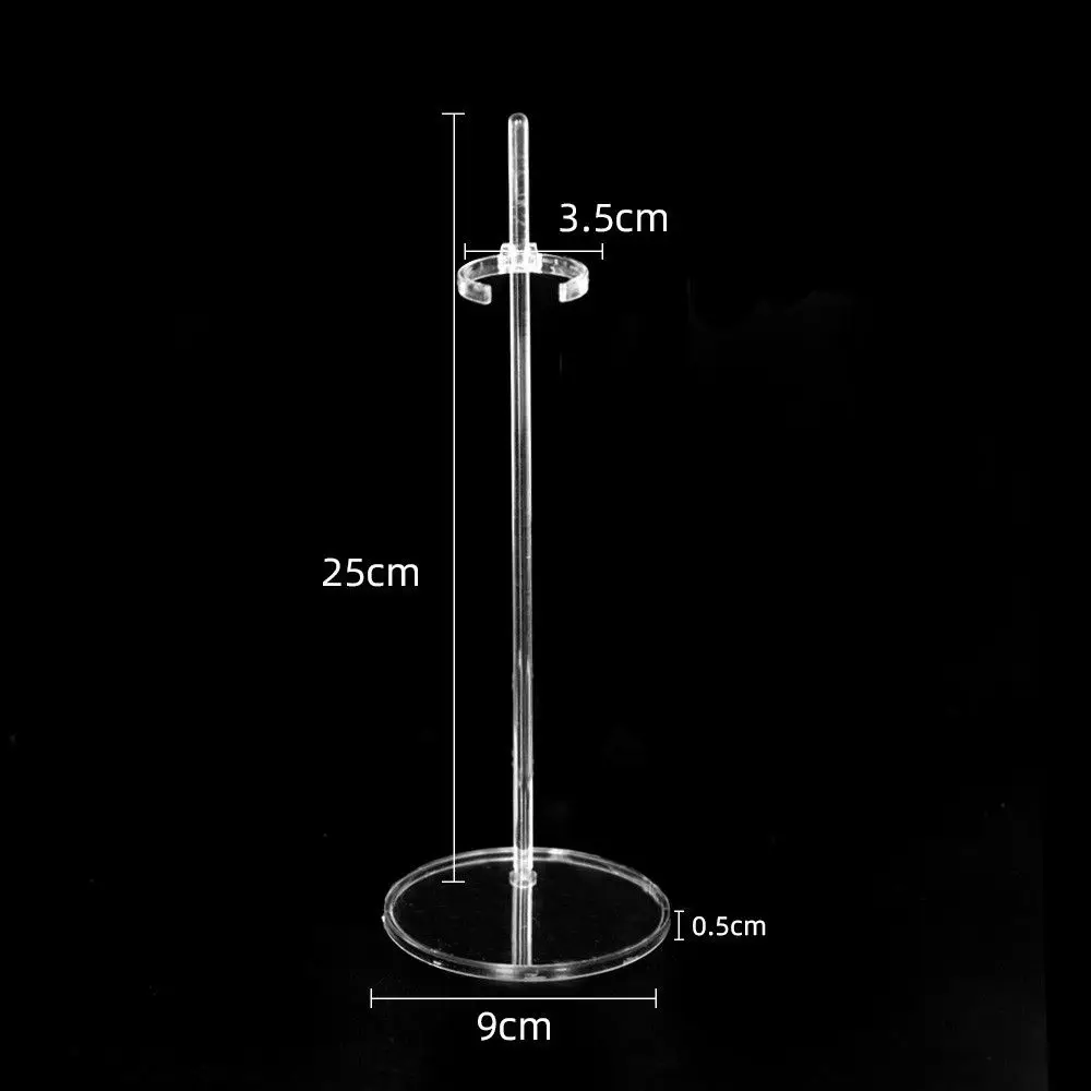 1PC Stands For 1/6 Dolls Transparent Support Stand 30cm Figure Display Holder High Quality Children Toys Accessories