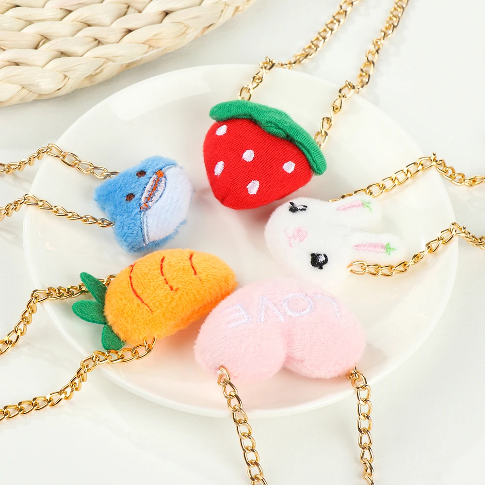 20CM Animal Panda Carrot Miniature Crossbody Messenger Bag Doll Bags Cartoon Dolls Accessories Changing Dressing Game Toys