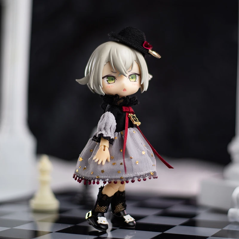 New Ob11 Doll Suki Ins Clothes Skirt Doll Princess Dress Suit Doll Maid Dress For Ymy, Penny, Obitsu11, Molly,1/12 Bjd Doll