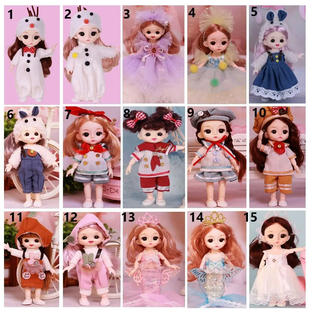 1 Set Fashion Doll Clothes Animal Doll Suit Beautiful Outfit For 16~17 cm Doll Wear Dolls Accessories