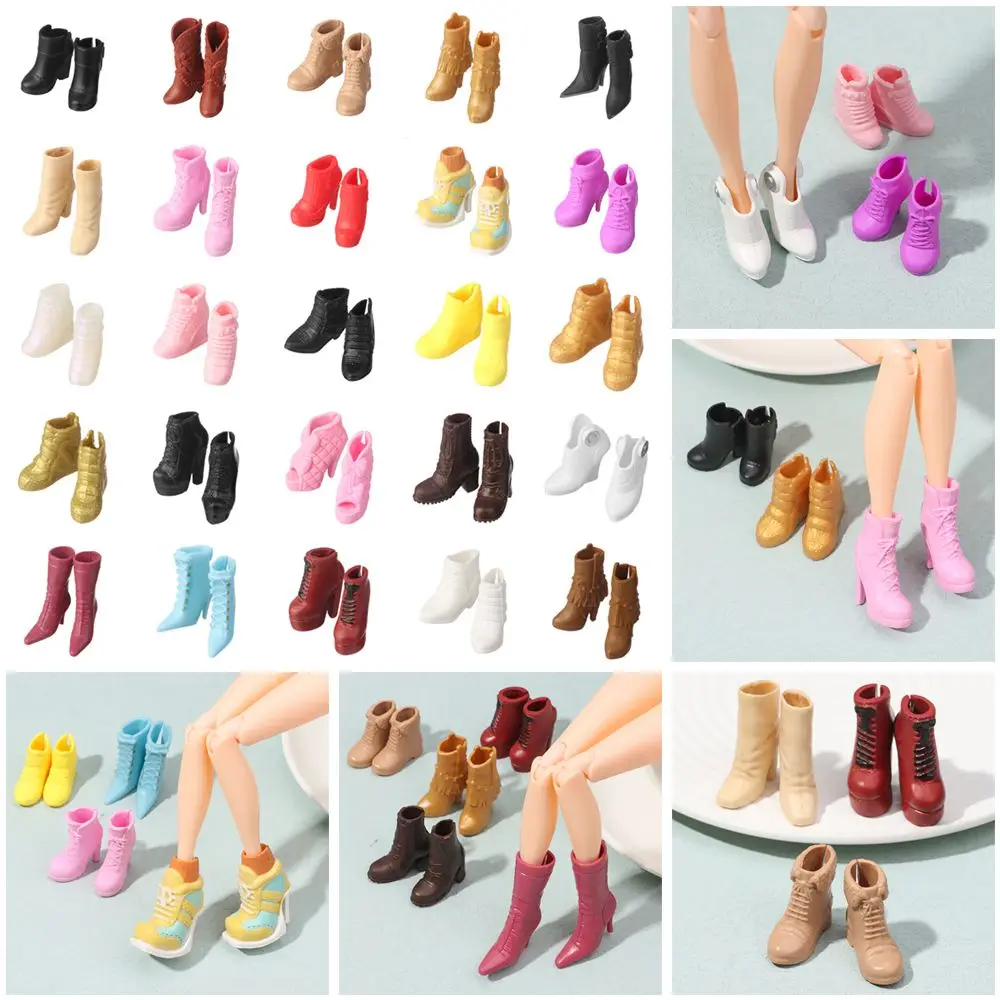 Fashion1/6 Doll Shoes Boots Sandals Girl DIY Dressing Doll Toys Doll Decors For FR Super Model Barby Dolls Colorful Doll Shoes