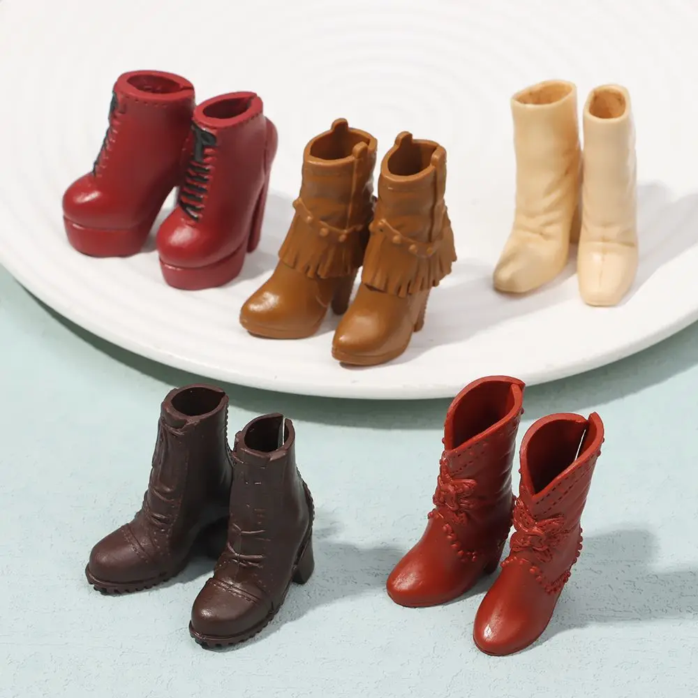 Fashion1/6 Doll Shoes Boots Sandals Girl DIY Dressing Doll Toys Doll Decors For FR Super Model Barby Dolls Colorful Doll Shoes