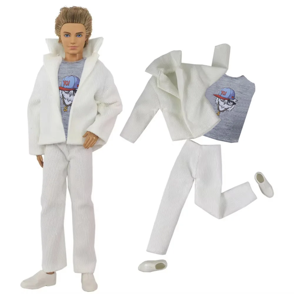 1 Set Doll Clothes Corduroy Outfit for 12 inch Ken Doll Many Style for Choice