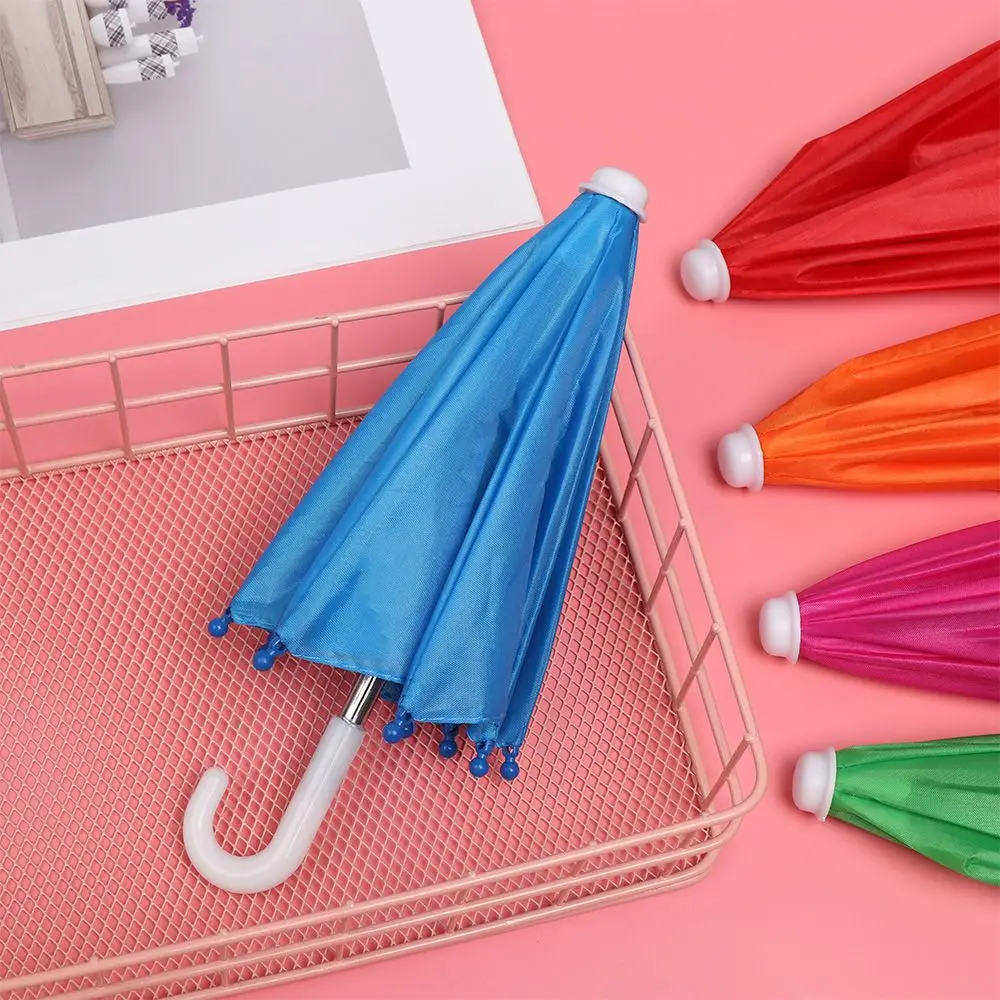 Doll Accessories Toys For Girls Mini Umbrella Rain Gear For Dolls BJD Accessories For Bjd Colorful Umbrellas Doll's Toys